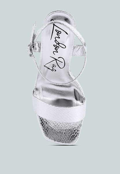 merengue textured high block heel sandals-4