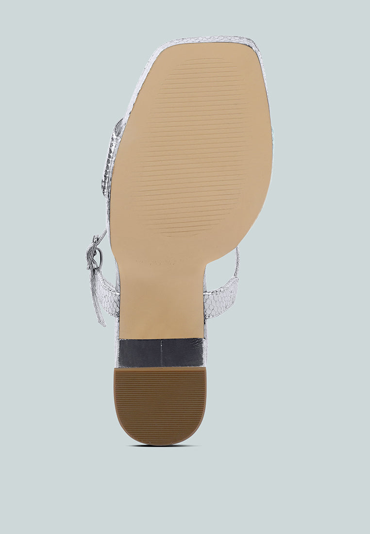merengue textured high block heel sandals-6