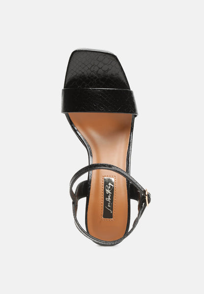 merengue textured high block heel sandals-11