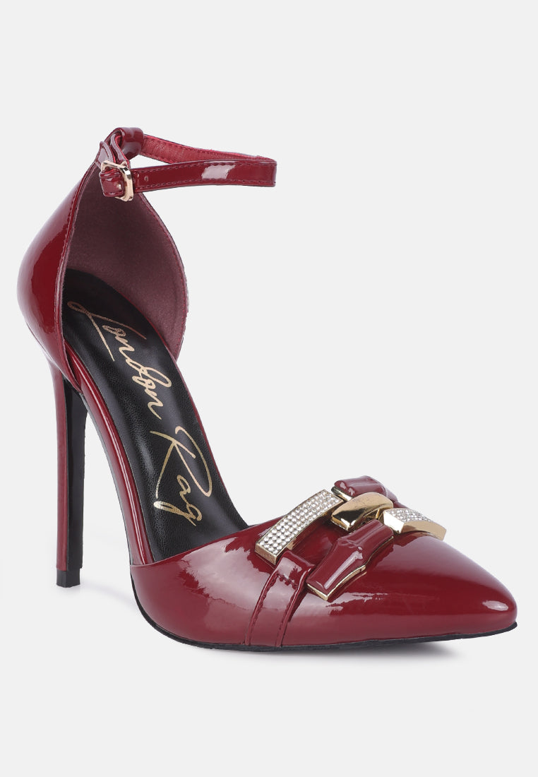 mocktail buckle embellished stiletto heels-1