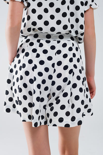 Polka dot Shorts with pockets