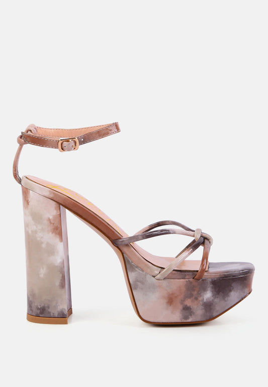 prisma tie-dye high platform heeled sandals-0