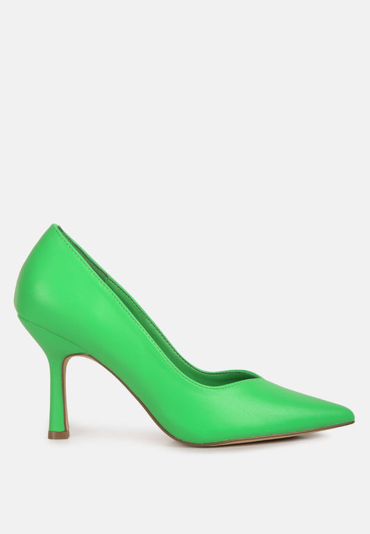 rarity point toe stiletto heeled pumps-0