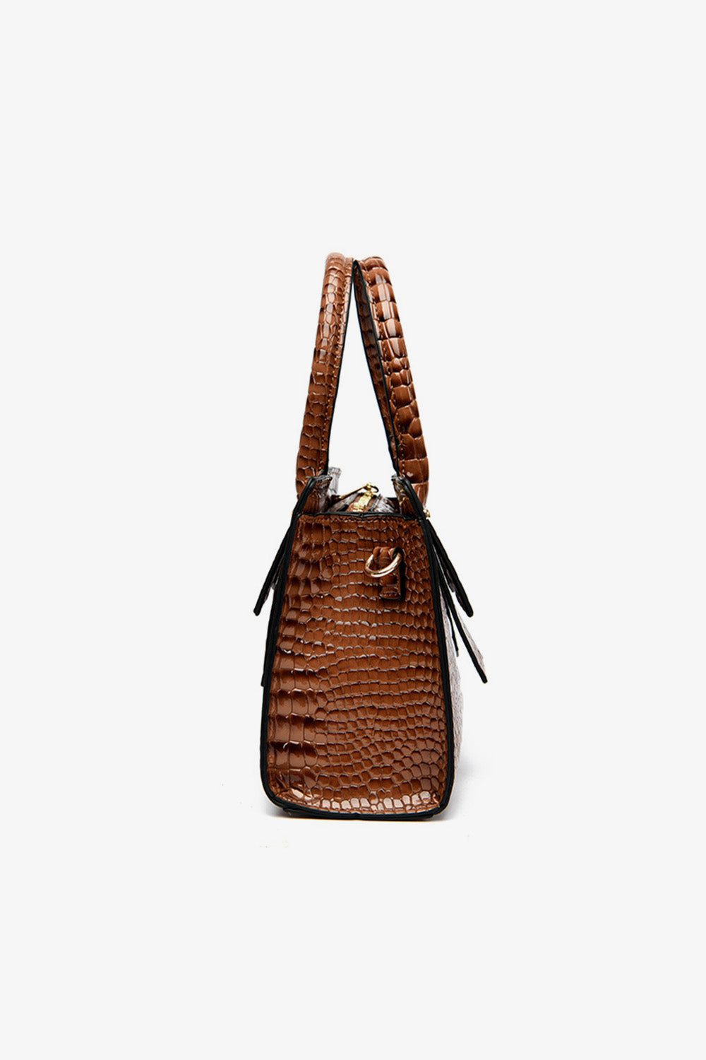 Textured PU Leather HandbagHandbags