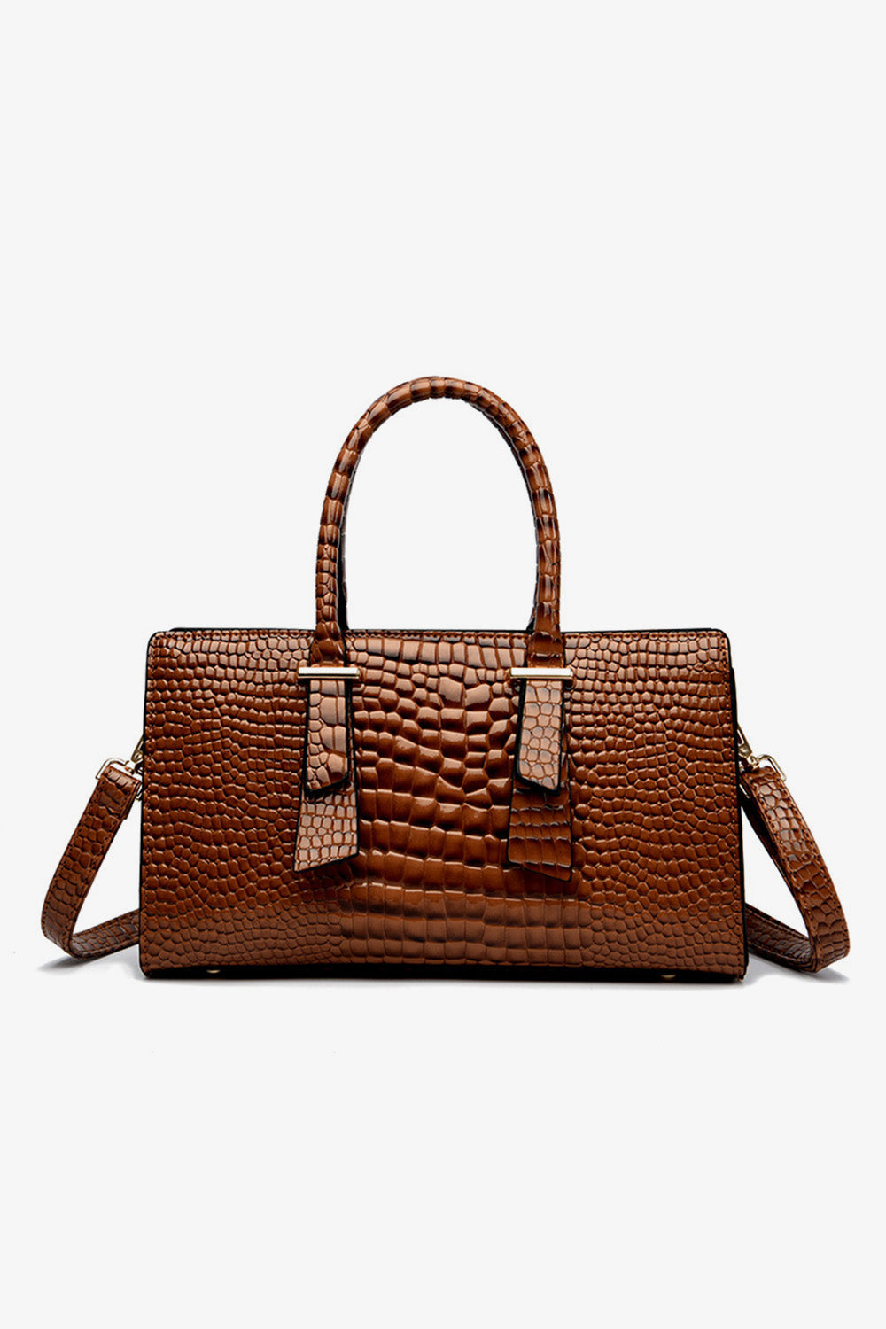 Textured PU Leather HandbagHandbags