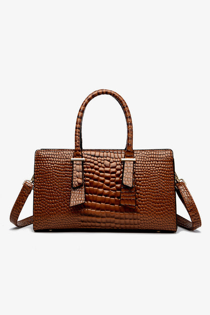 Textured PU Leather HandbagHandbags