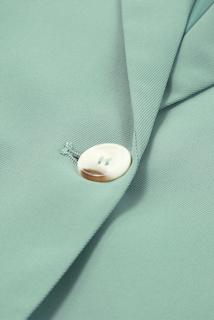 One-Button Flap Pocket Blazer Posh Styles Apparel