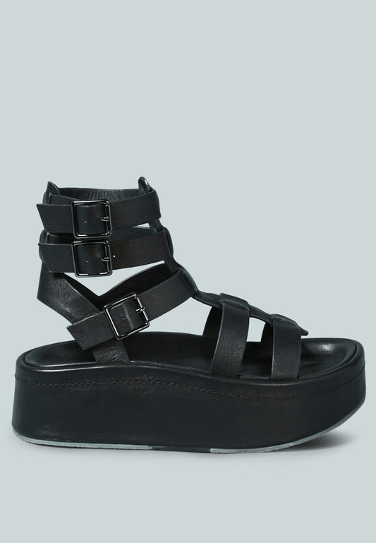 cruz gladiator platform leather sandal-0