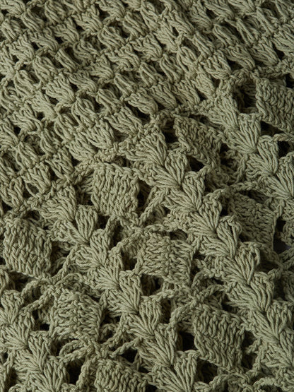 Green Crochet Tunic Beach Cover Up Posh Styles Apparel