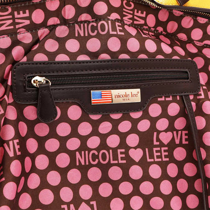Nicole Lee USA 3-Piece Snake Print Handbag Set
