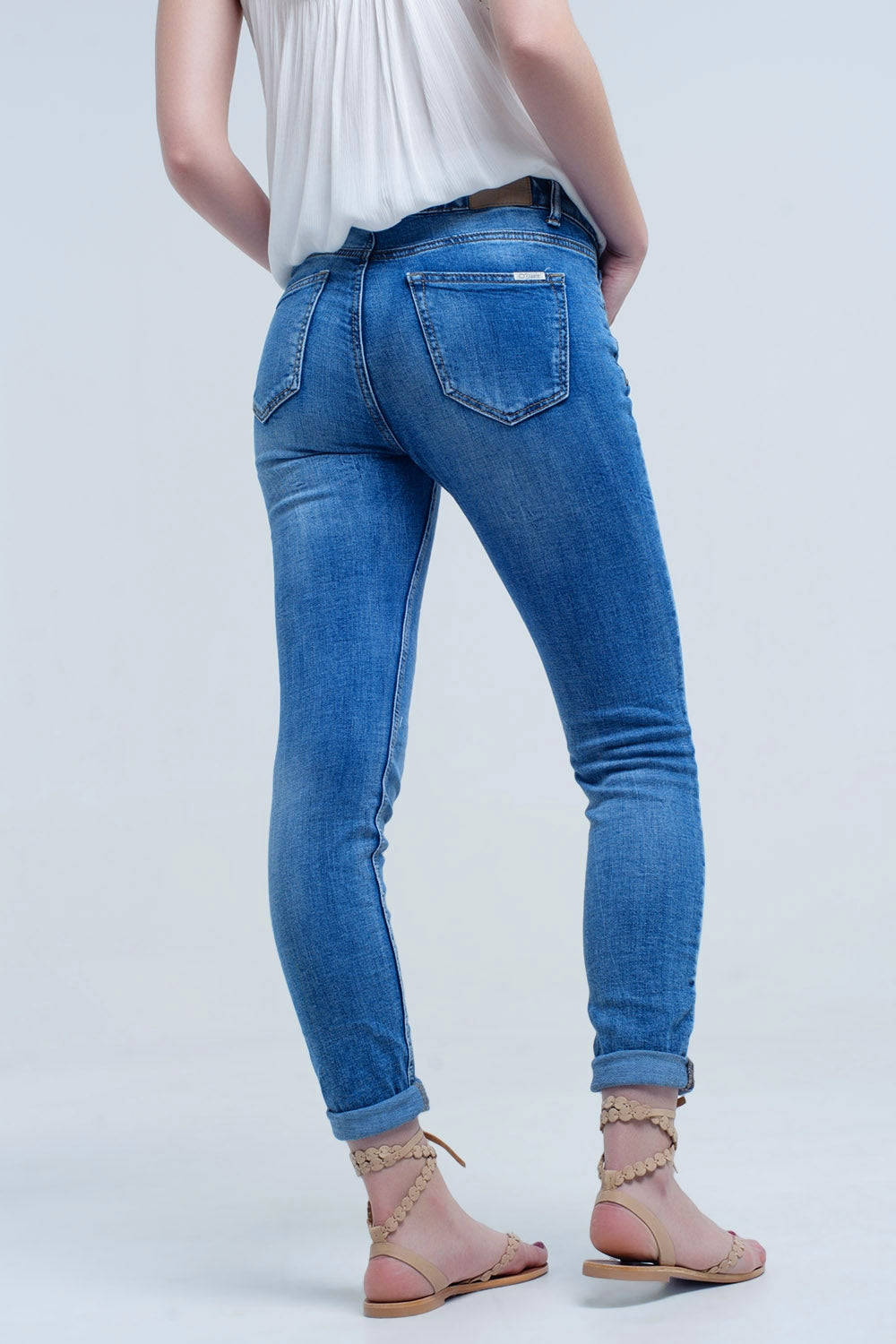 Basic  jeans pants with pocketsJeans