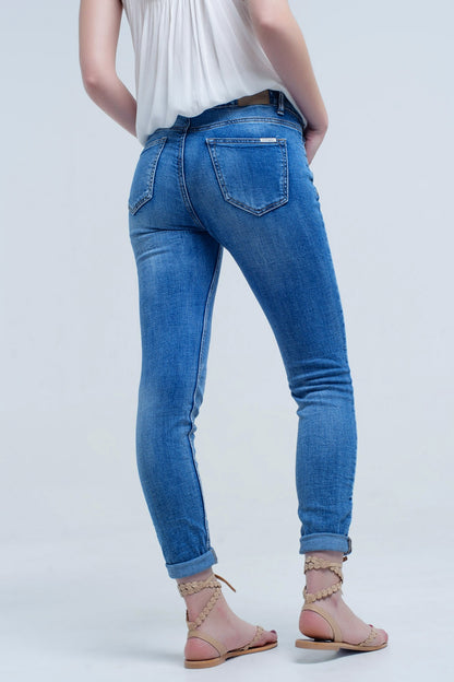 Basic  jeans pants with pocketsJeans