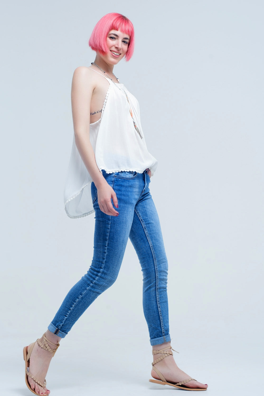 Basic  jeans pants with pocketsJeans