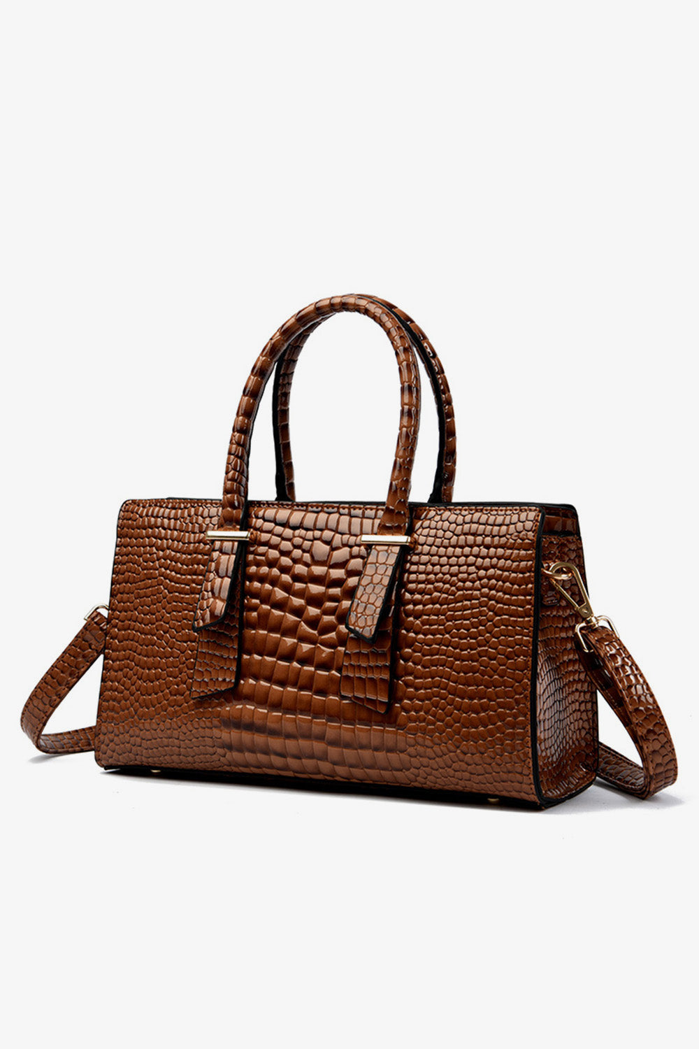 Textured PU Leather HandbagHandbags