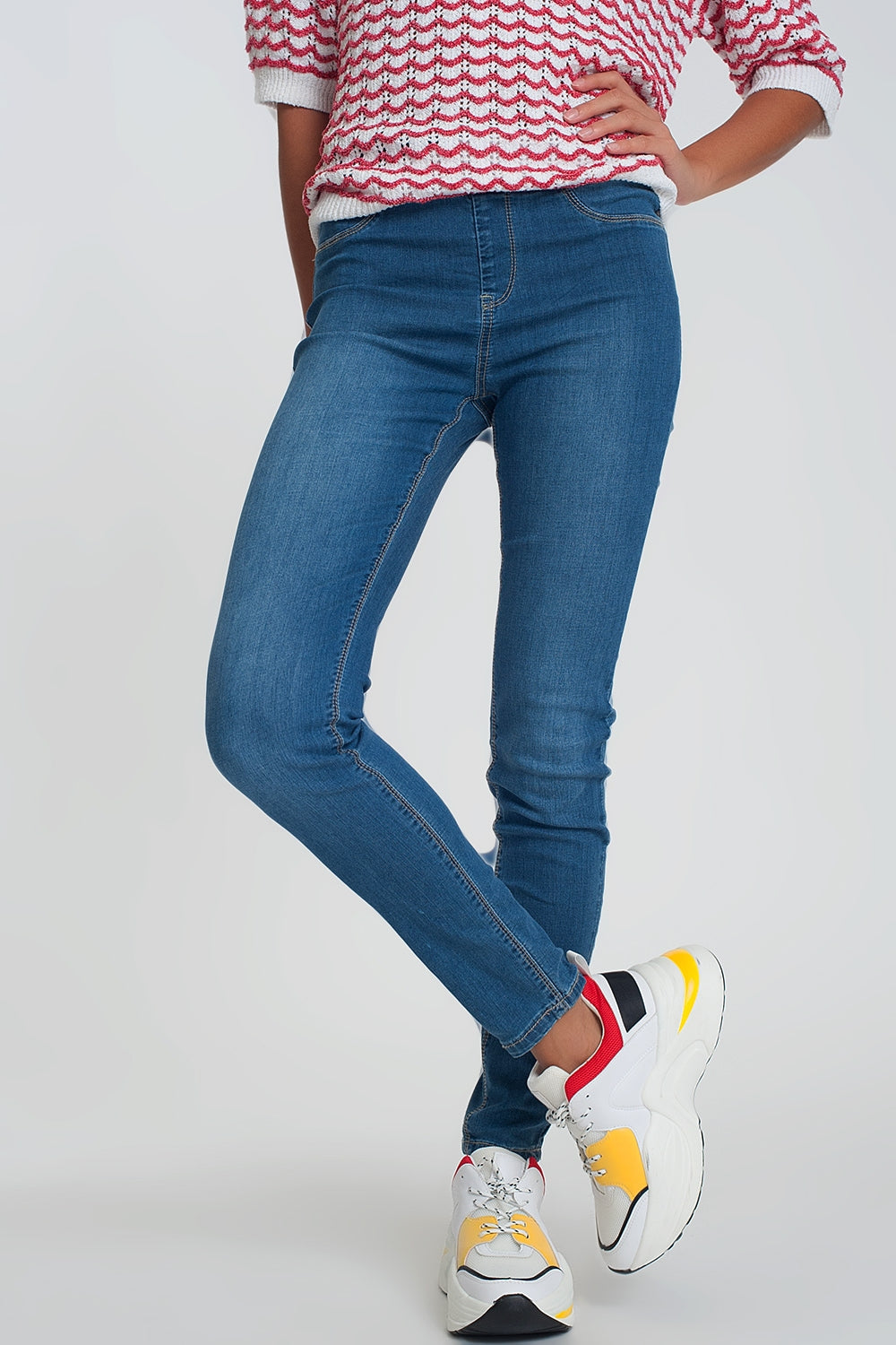 Q2 Jeggings in dark wash