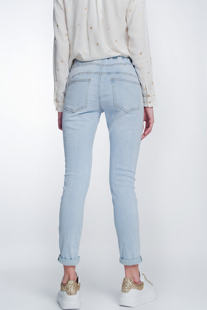 Jogger jeans in lightwashJeans