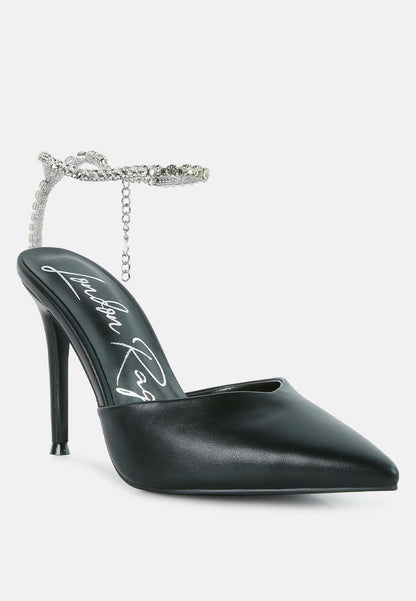 joyce diamante embellished stiletto mule sandals-11