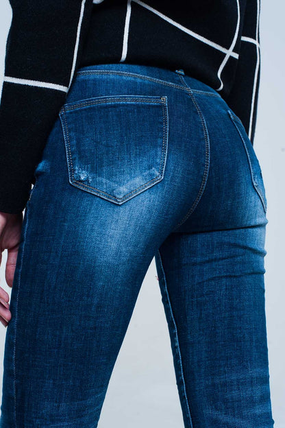 Skinny Jeans with detail Embroidered PocketJeans