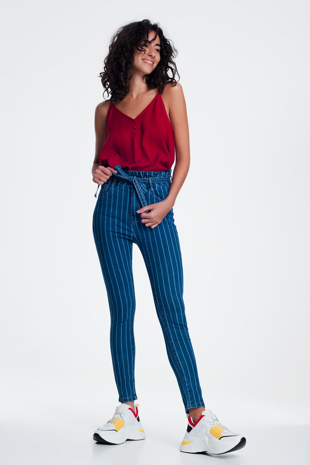 skinny jeans with pinstripeJeans