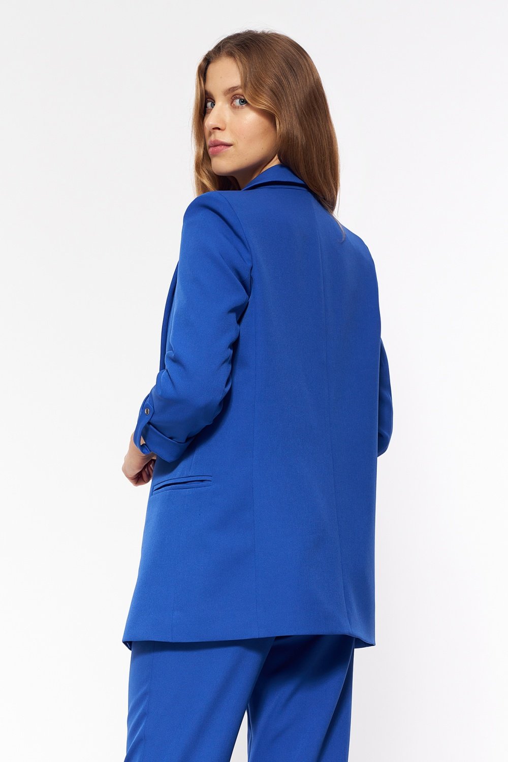 Blue Suit Jacket Nife Posh Styles Apparel