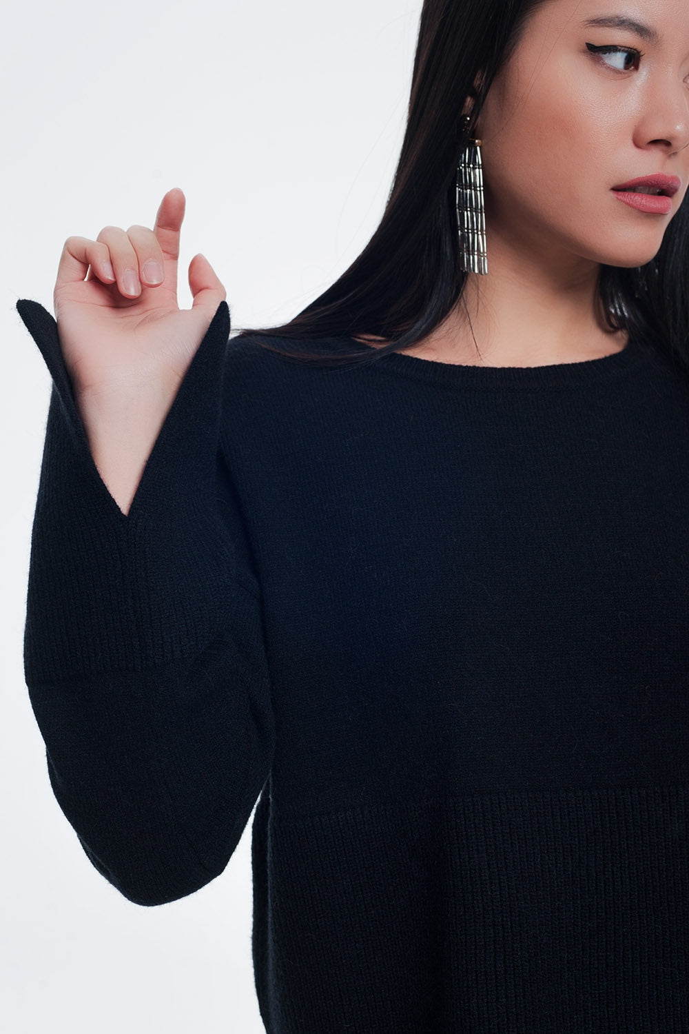 sweater with long sleeves in blackSweaters