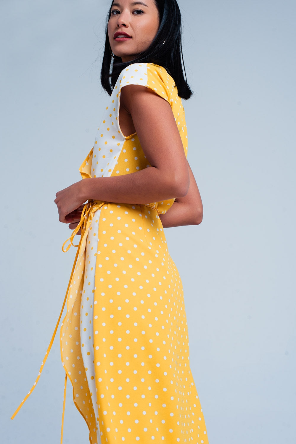 Yellow dress with polka dotsDresses